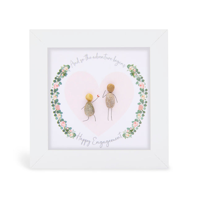 Mini Pebble Picture - Engagement