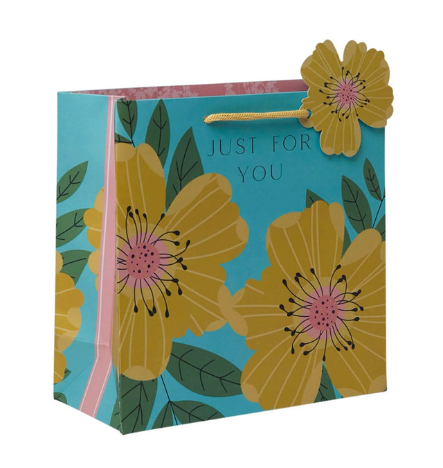 Yellow Rose Gift Bag - Medium