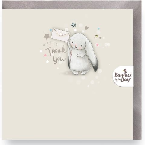 A Little Thank You Card - Bunny with Envelope