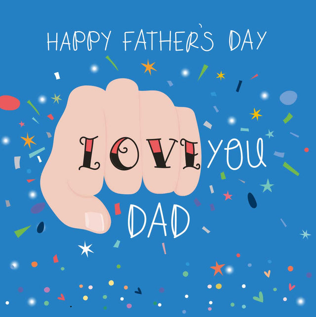 Fathers Day Card - Love You Dad