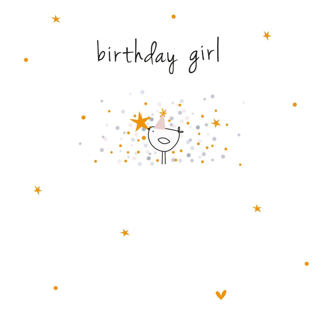 Birthday Girl Card - Bird