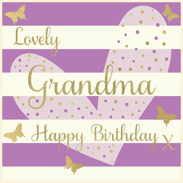 Lovely Grandma Birthday Card