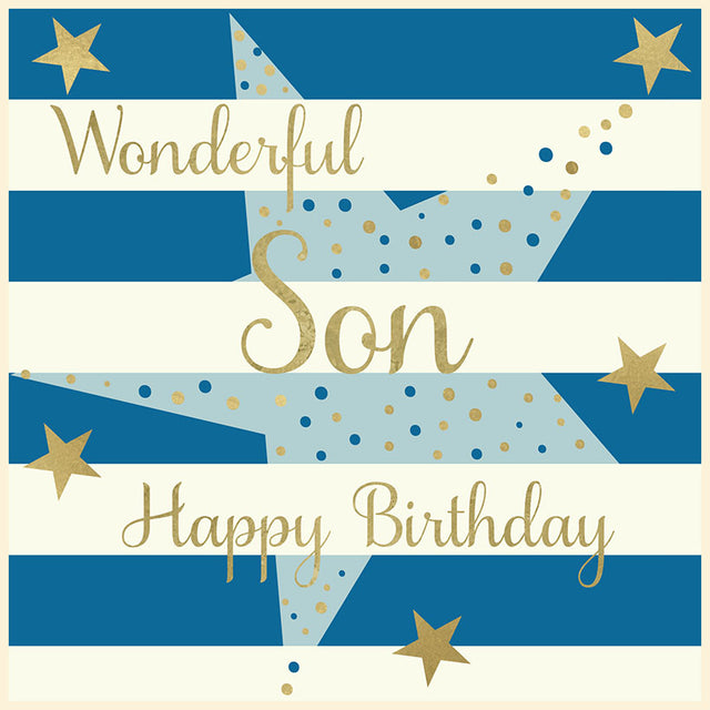 Rush Wonderful Son Birthday Card