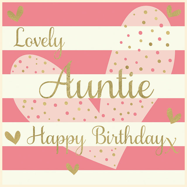 RD Auntie Birthday Card