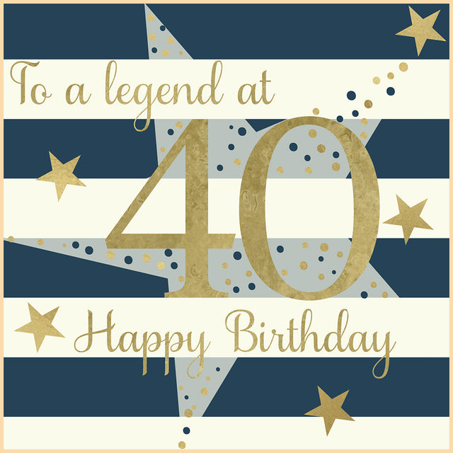 Legend at 40 Birthday Card