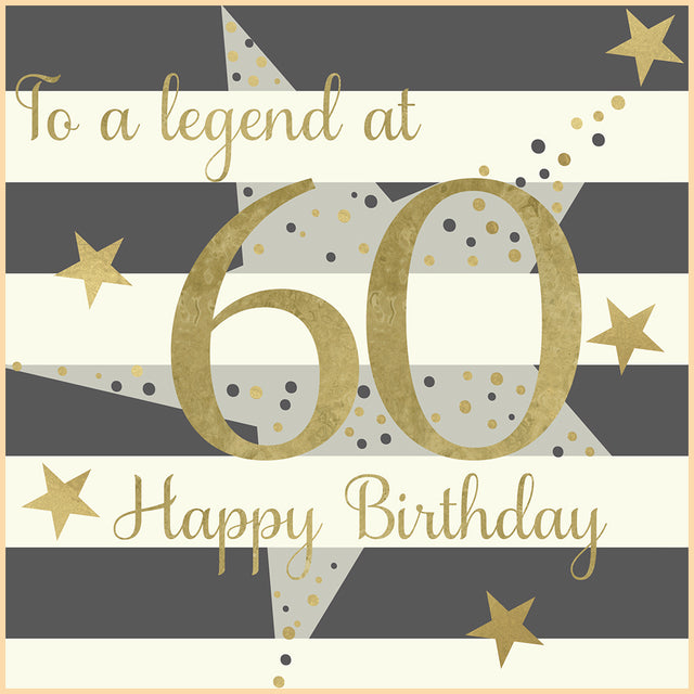 Legend at 60 Birthday Card