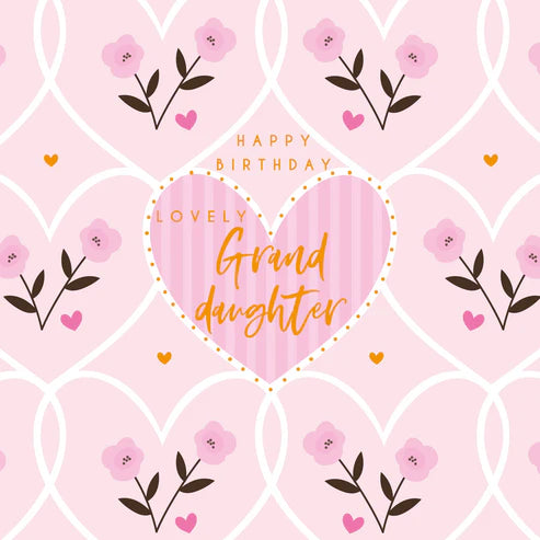 Lovely Granddaughter Flower Card