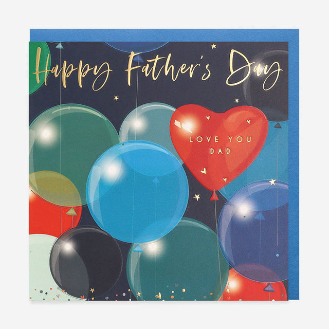 Fathers Day Card - Balloons