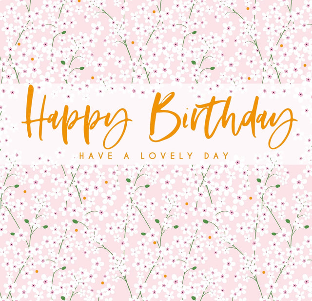 Birthday Card - Ditsy Flowers