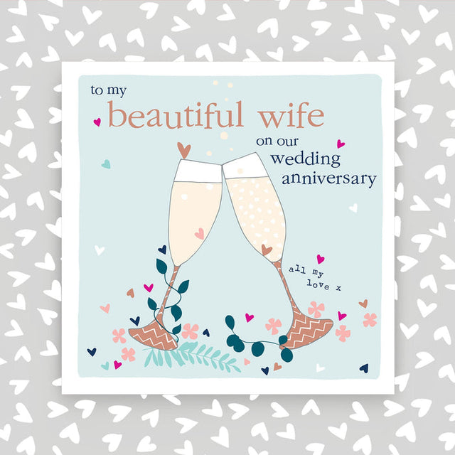 Molly Mae Wife Anniversary Card