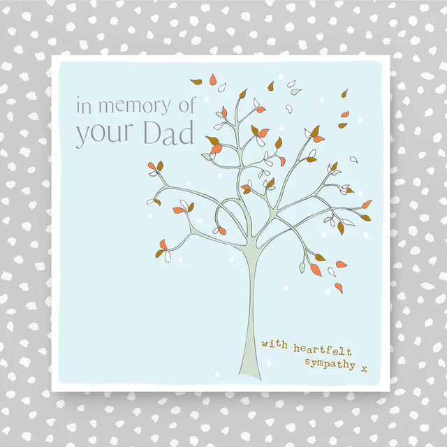 In memory of your Dad Sympathy Card