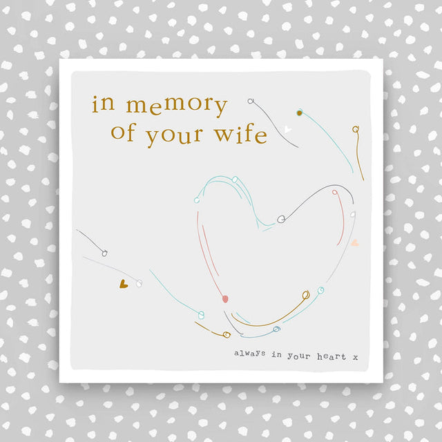 Molly Mae Wife Sympathy Card