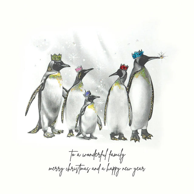 Wonderful Family Christmas Card