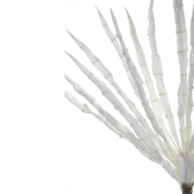 Bamboo Style Foam White Flower 135cm