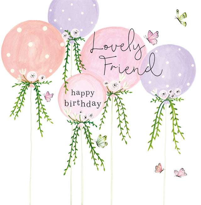 Lovely Friend, Happy Birthday Card