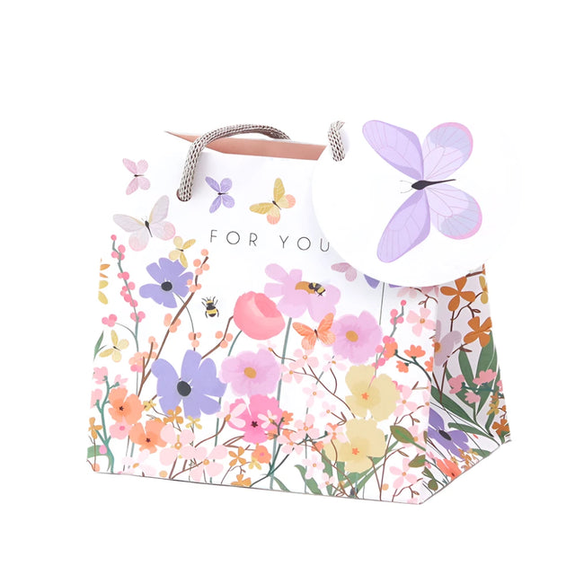 Floral Butterflies Gift Bag - Small