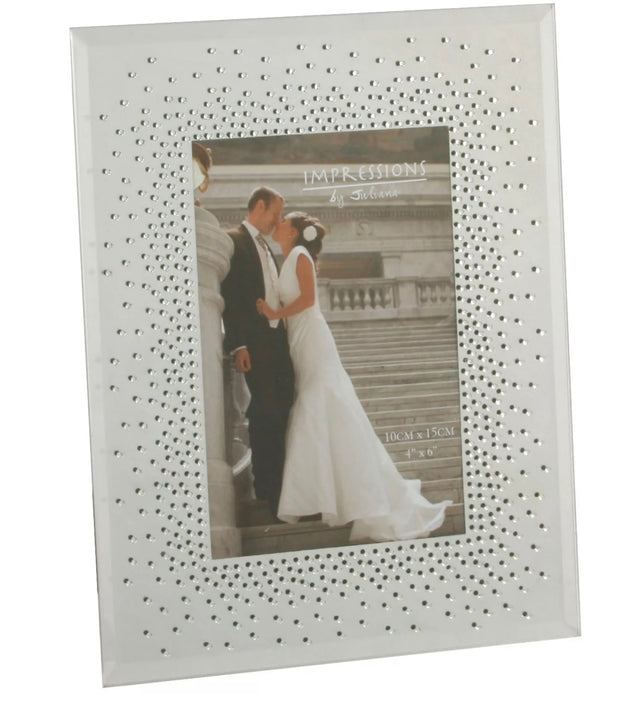 Starburst Mirror Crystal 4' x 6' Photo Frame