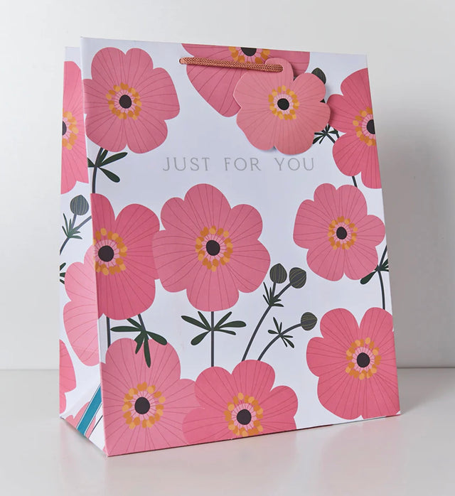 Pink Cosmos Gift Bag - Large