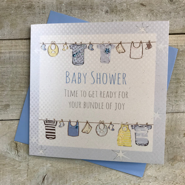 Baby Shower Card - Washing Line