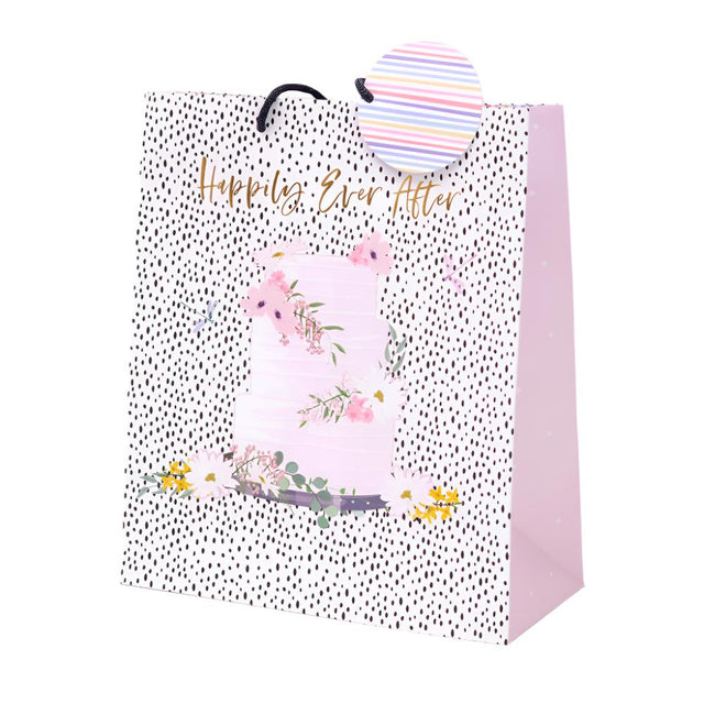 Belly Button Giftware Happily Ever After Gift Bag Large