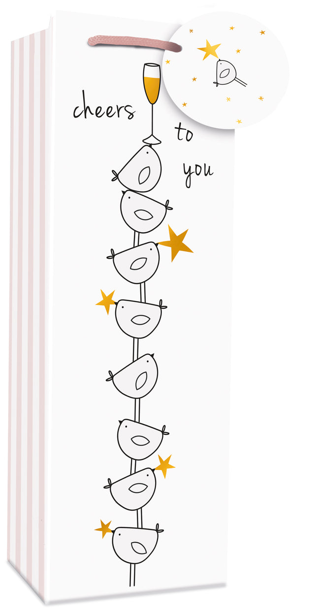 Robin Bottle Gift Bag