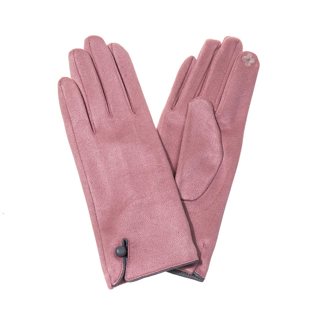 Button Detail Glove - Marshmallow