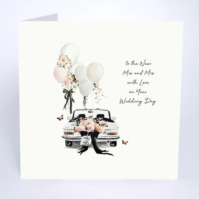 To The New Mrs & Mrs Wedding Card