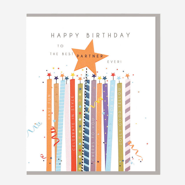 Belly Button Giftware Partner Birthday Card