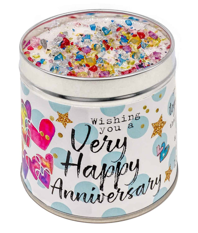 Just Because Happy Anniversary Candle