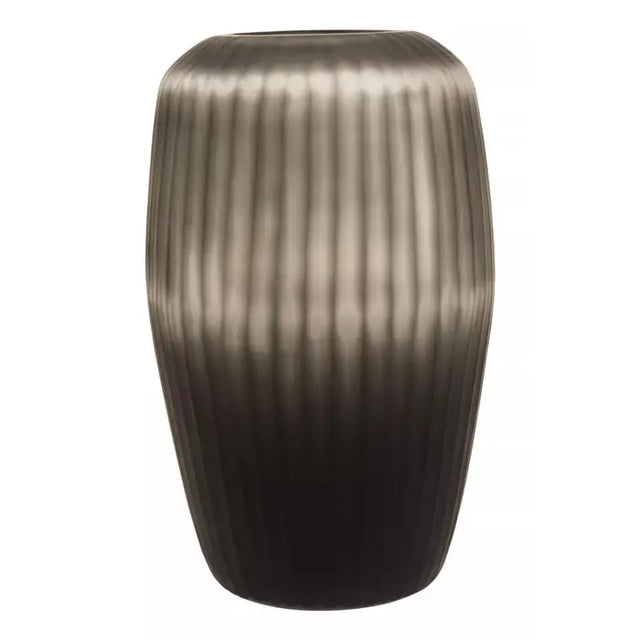 Hessa Grey Glass Vase - Large
