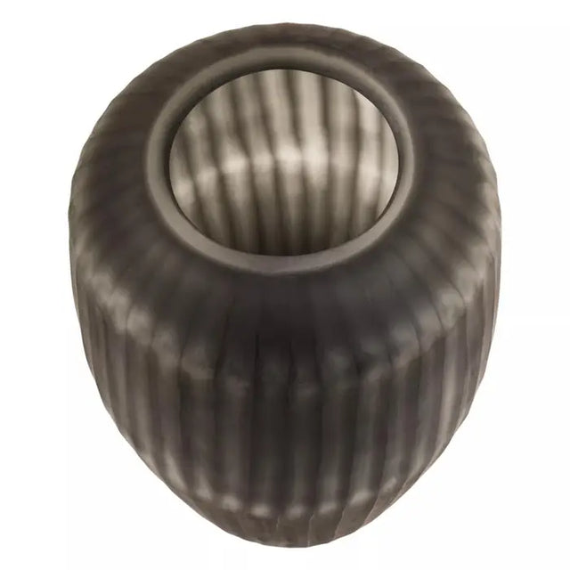 Hessa Grey Glass Vase - Large