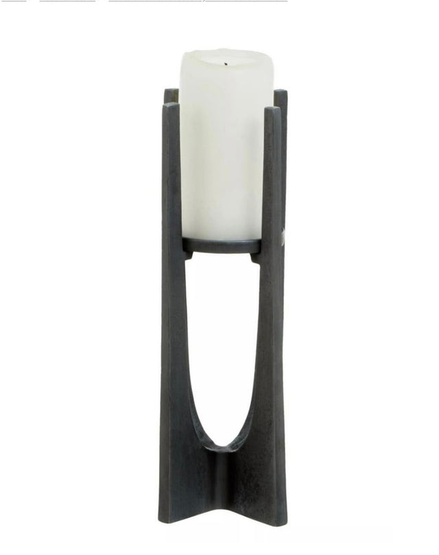Dante Black Candle Holder - Small