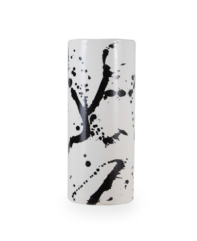 Sorrell Black/White Vase Small