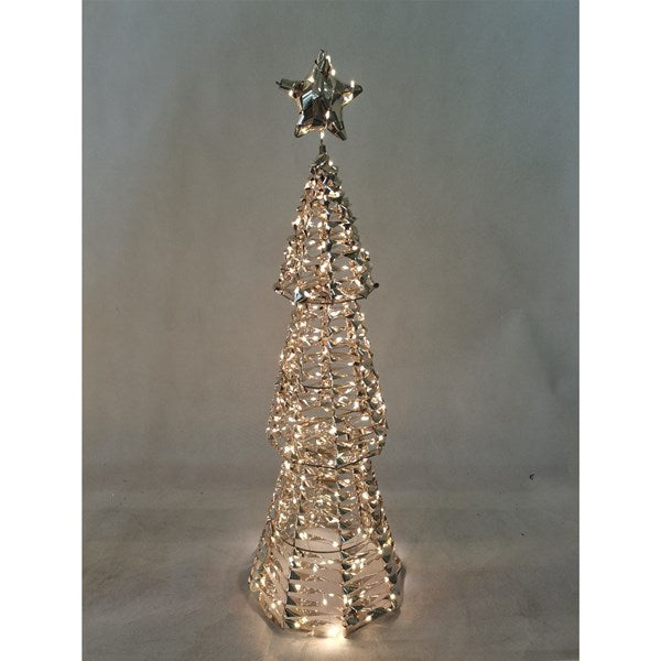 LED Gold Foil Tree 300 Lights 80cm
