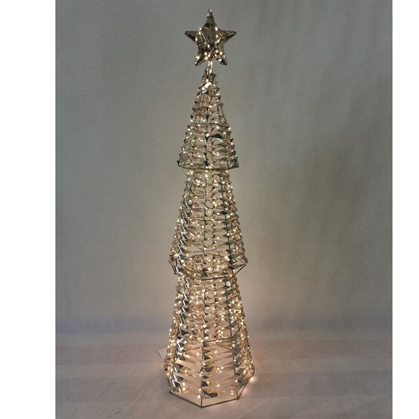 LED Gold Foil Tree 500 Lights 100cm