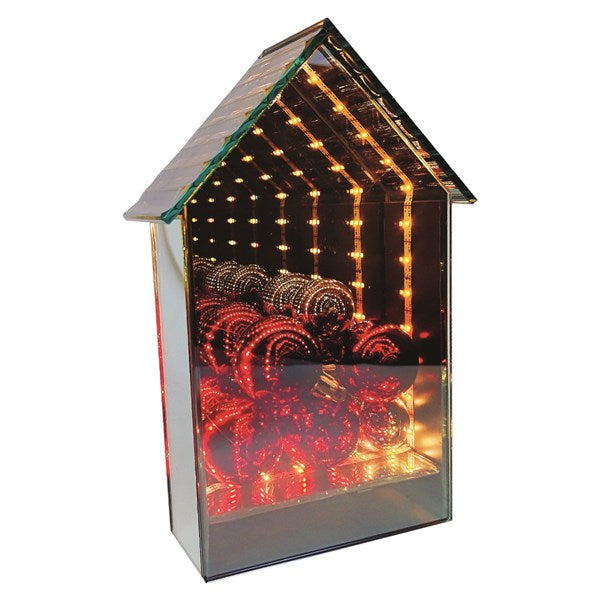 LED Bauble House 21.5cm