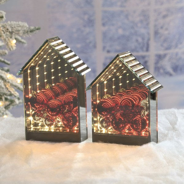LED Bauble House 21.5cm