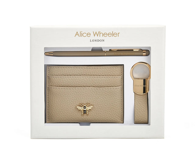 Alice Wheeler 3 Piece Gift Set with Pen - Stone