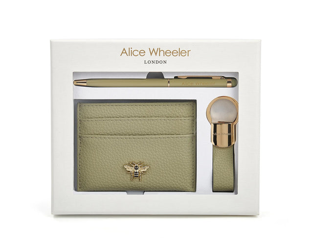 Alice Wheeler 3 Piece Gift Set with Pen - Pistachio