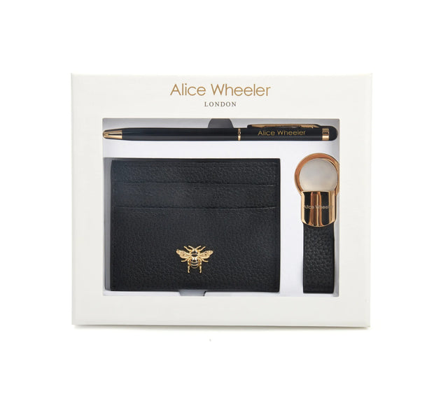 Alice Wheeler 3 Piece Gift Set with Pen - Black