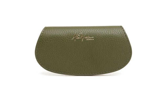 Alice Wheeler Olive Glasses Case