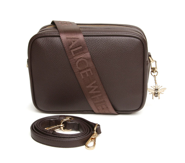 Alice Wheeler Soho Crossbody Bag - Chocolate