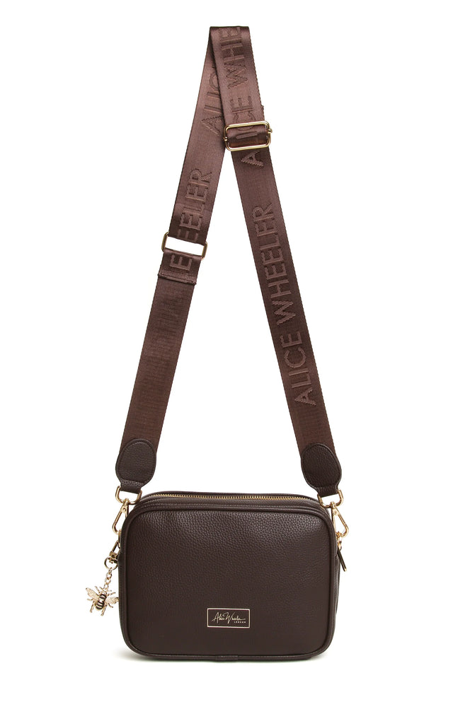 Alice Wheeler Soho Crossbody Bag - Chocolate