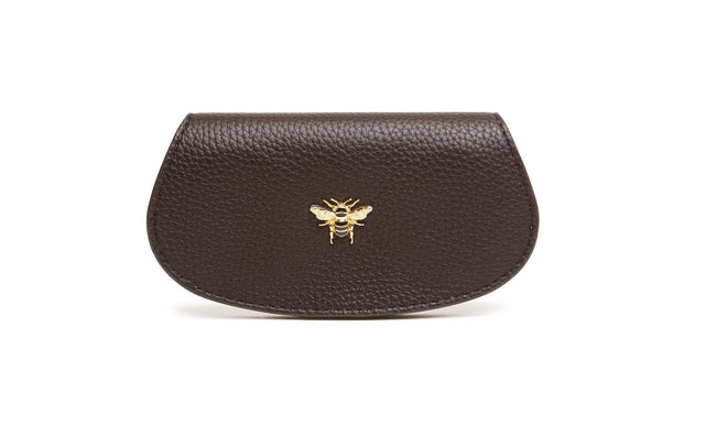 Alice Wheeler Glasses Case - Chocolate