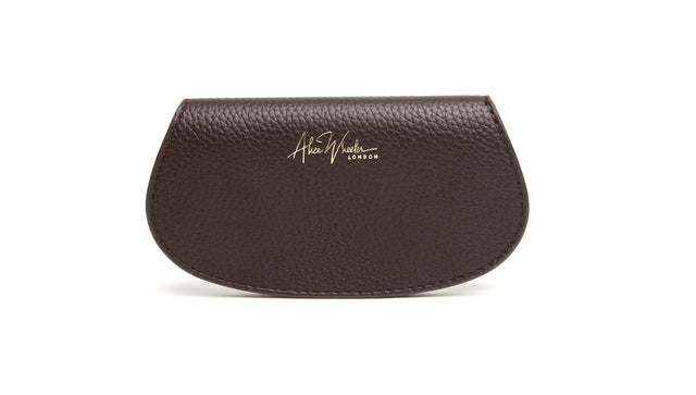 Alice Wheeler Glasses Case - Chocolate