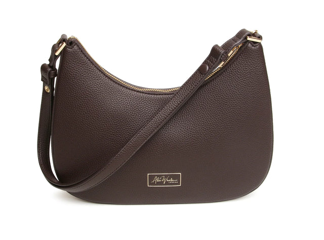 Alice Wheeler Ascot Crossbody Bag - Chocolate