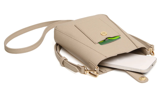 Alice Wheeler Kensington Phone Crossbody Bag - Stone