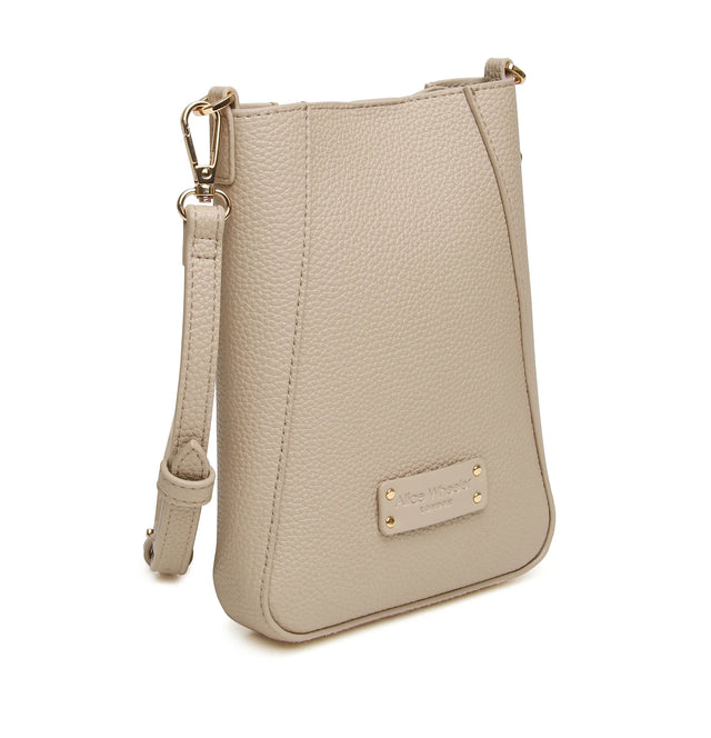 Alice Wheeler Kensington Phone Crossbody Bag - Stone