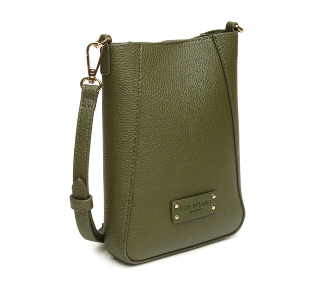 Alice Wheeler Kensington Phone Crossbody Bag - Olive