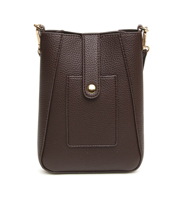 Alice Wheeler Kensington Phone Crossbody Bag - Chocolate